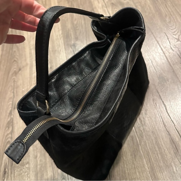 Gianni Chiarini Bag Purse Shoulder Strap Genuine Leather Calf Cow Italy Black - Picture 5 of 12